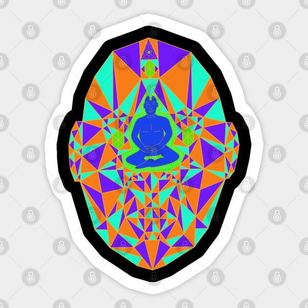 The Third Eye Sticker by Slightly Sketchy